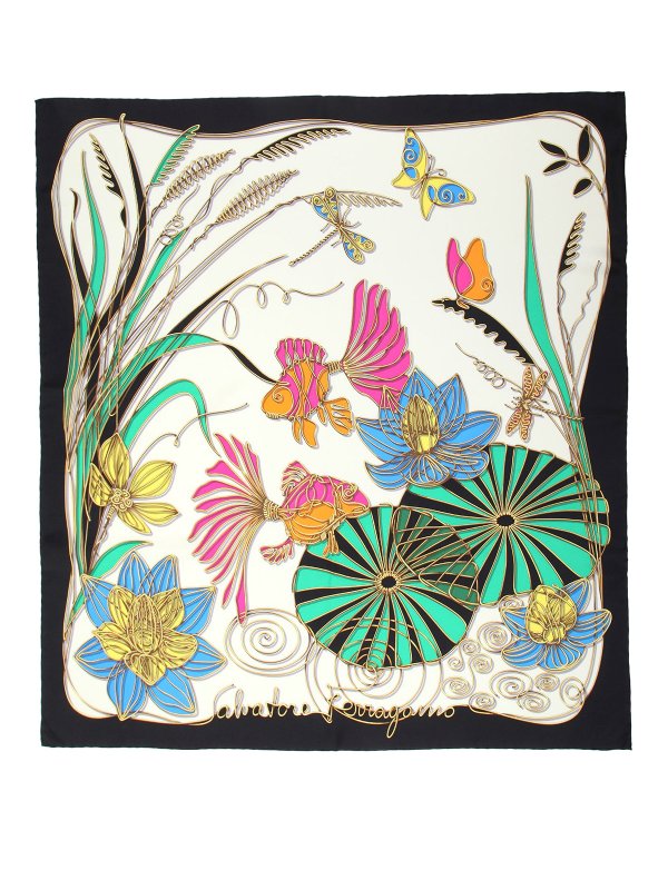 SALVATORE FERRAGAMO: スカーフ - スカーフ - Ironwork