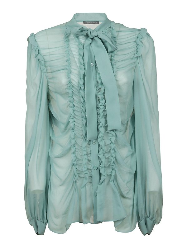 ALBERTA FERRETTI: Camisas - Camisa - Verde