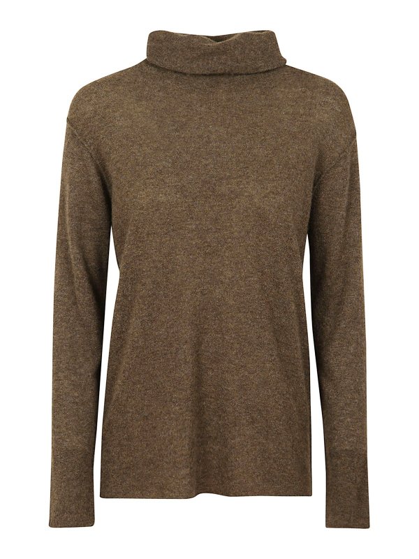 MALO: Rollkragenpullover  und Polo-Ausschnitt - Rollkragenpullover - Braun