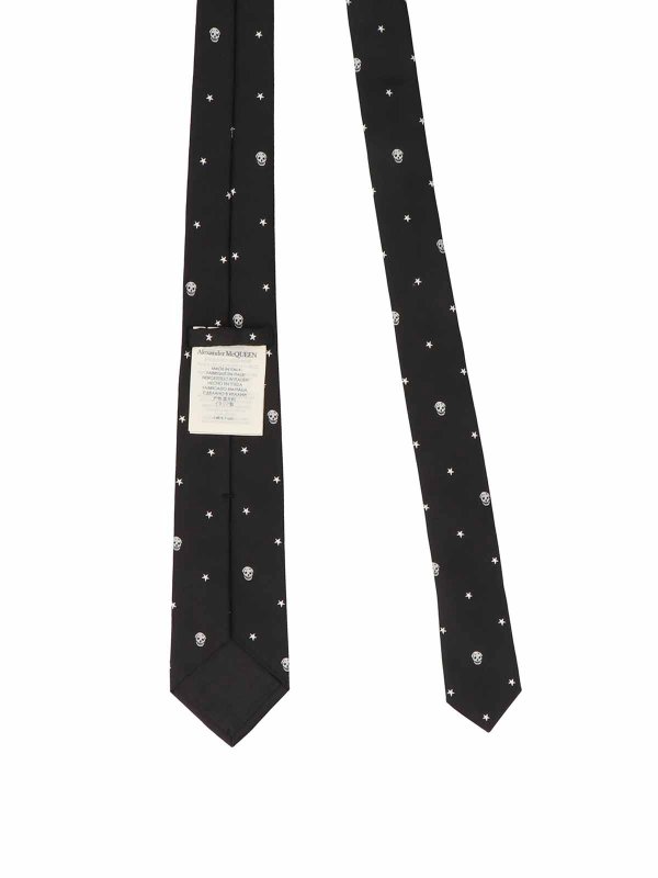 ALEXANDER MCQUEEN: cravatte e papillion online - Cravatta stelle e teschi