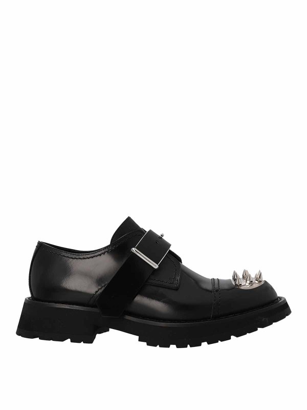 ALEXANDER MCQUEEN: Loafers & Slippers - Studded Derby loafers