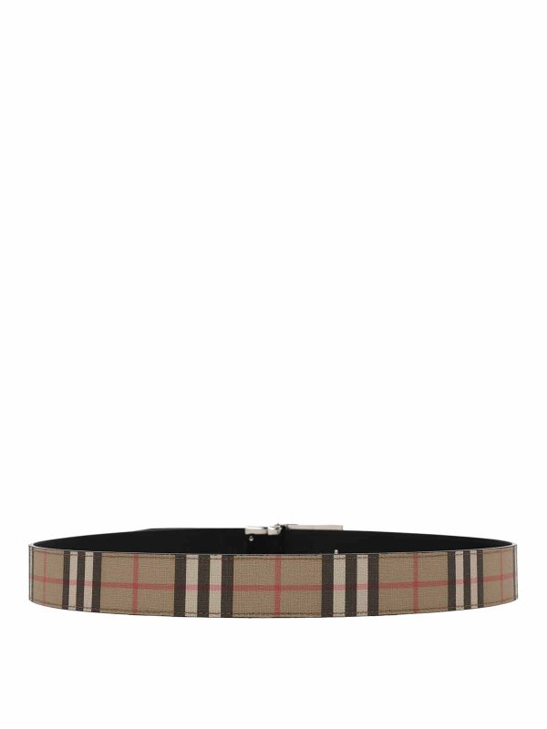 BURBERRY: belts online - Checked belt