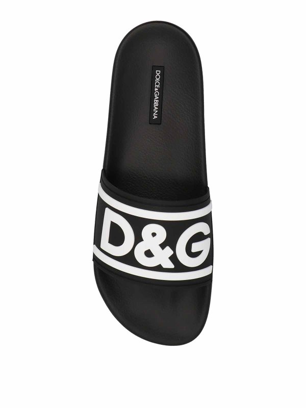 iKRIX DOLCE & GABBANA: sandals - Logo slides