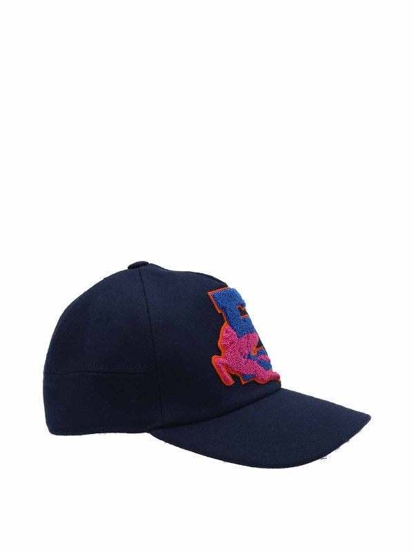 ETRO: cappelli online - Cappellino con logo