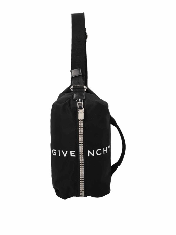 GIVENCHY: belt bags - Logo nylon belt bag