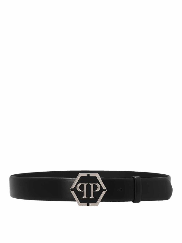 Belts Philipp Plein Logo Buckle Belt MVA0771PLE010N02