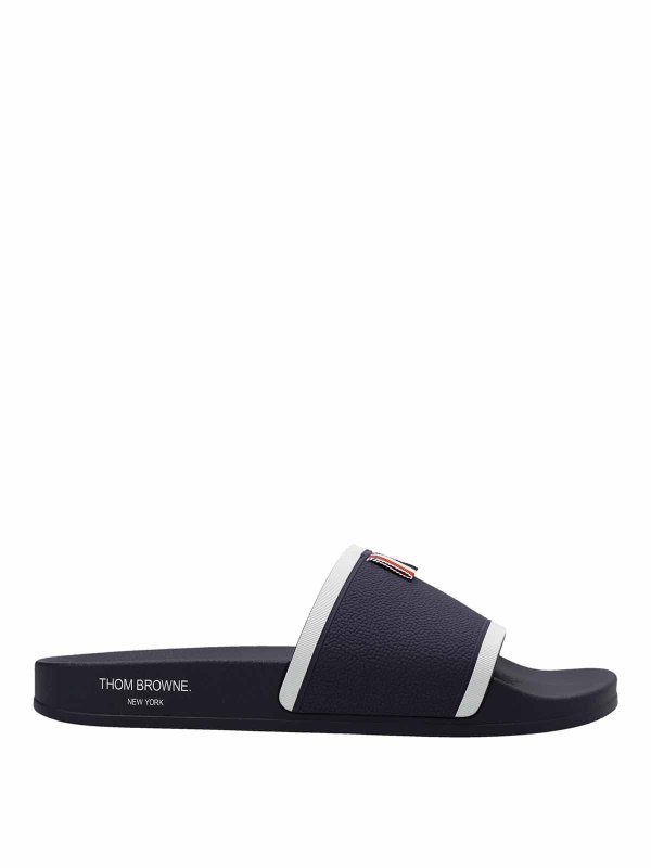 THOM BROWNE: flip flops - Pool slides