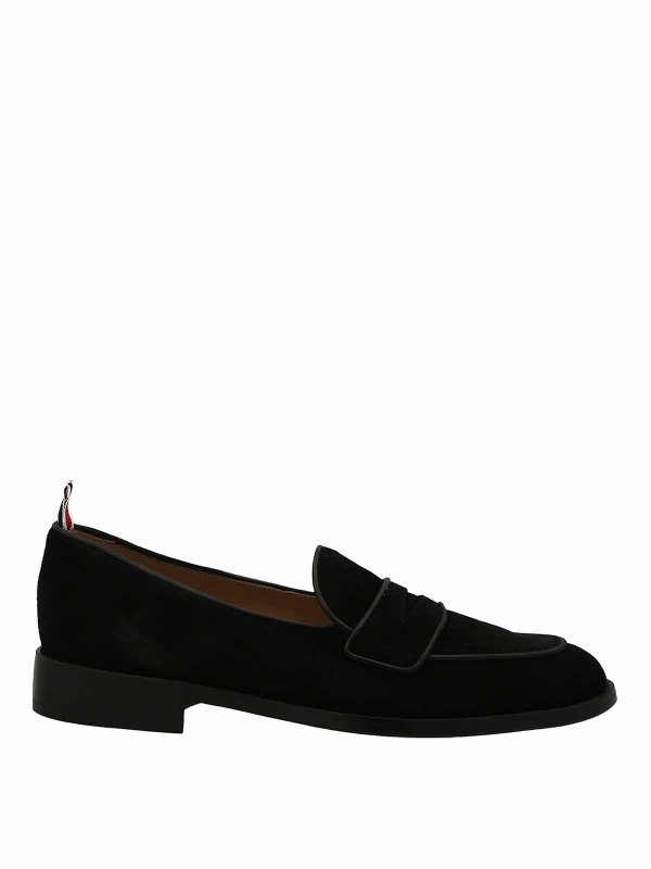THOM BROWNE: Loafers & Slippers - Suede loafers