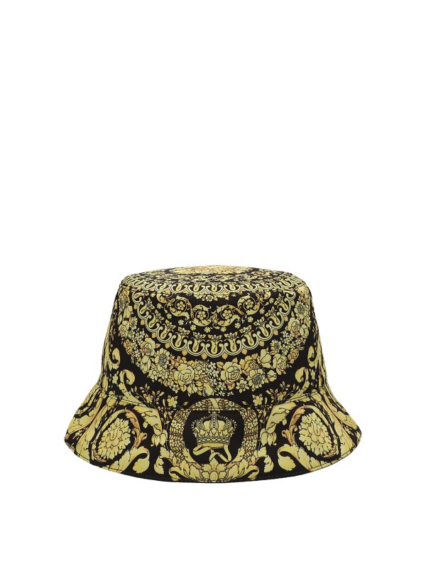 VERSACE: Sombreros - Sombrero - Dorado