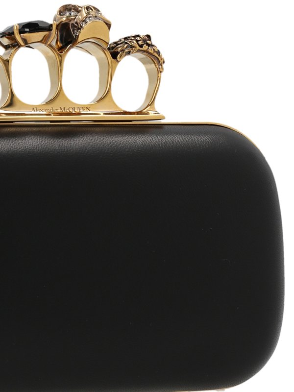iKRIX ALEXANDER MCQUEEN: clutches - Skull and ring clutch