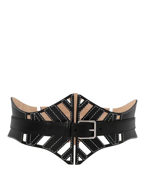 ALEXANDER MCQUEEN: Gürtel - Gürtel - Schwarz