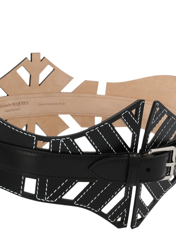 iKRIX ALEXANDER MCQUEEN: Gürtel - Gürtel - Schwarz