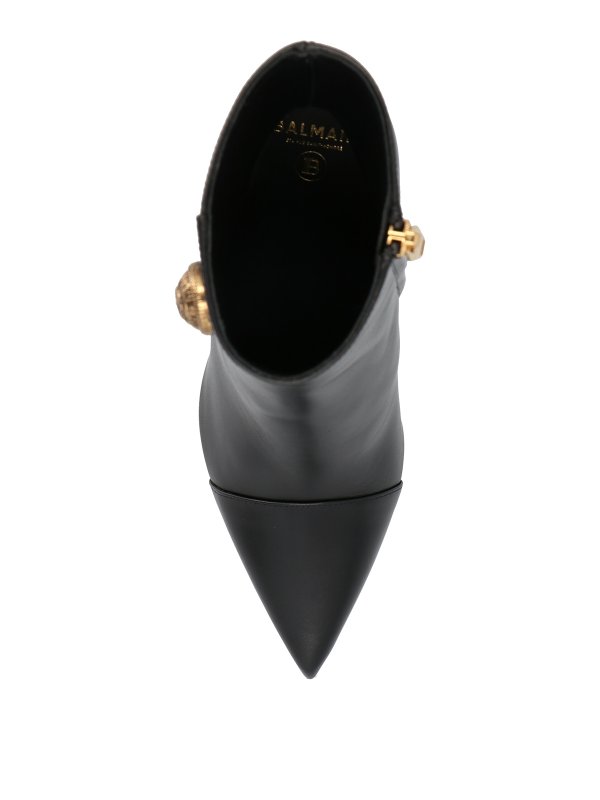 iKRIX Balmain: ankle boots - Logoed button ankle boots