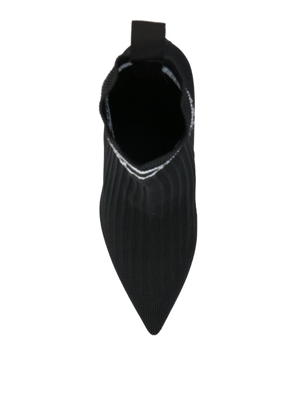 iKRIX Balmain: ankle boots - Logoed sock-effect ankle boots