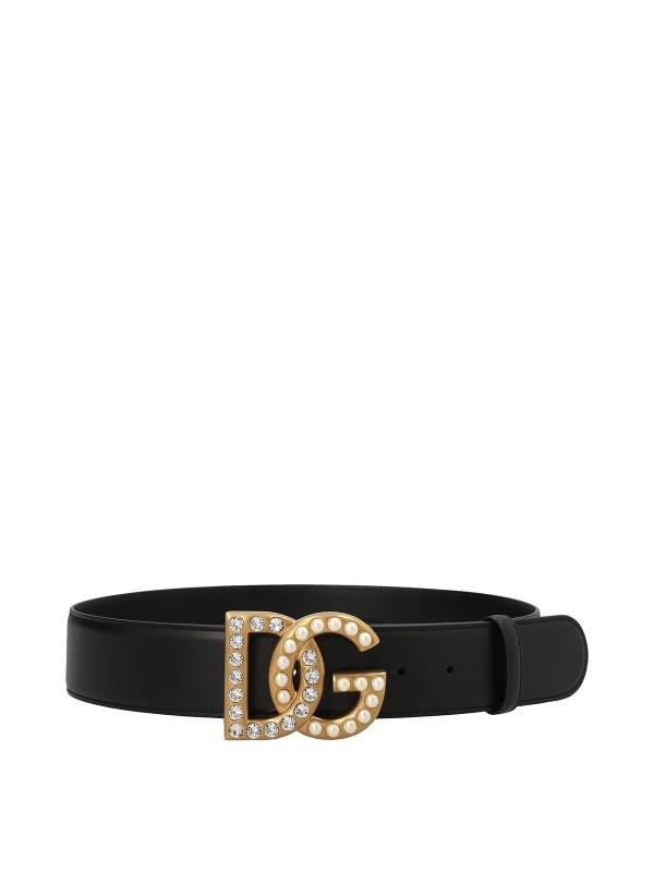 DOLCE & GABBANA: ベルト - ベルト - 黒