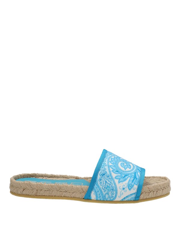ETRO: Sandalen - Sandalen - Hellblau