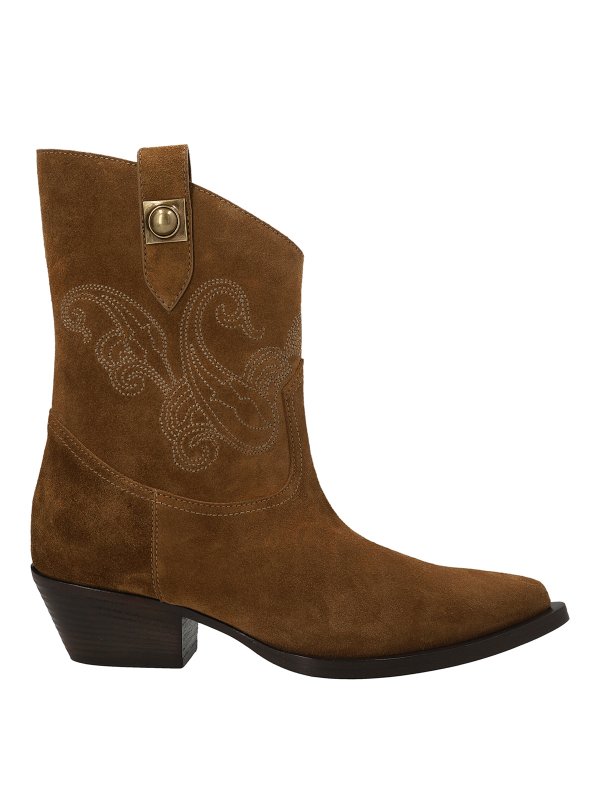 ETRO: Stiefeletten - Stiefeletten - Braun