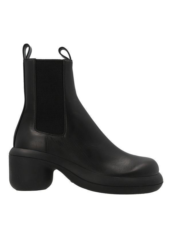 JIL SANDER: ankle boots - Leather ankle boots