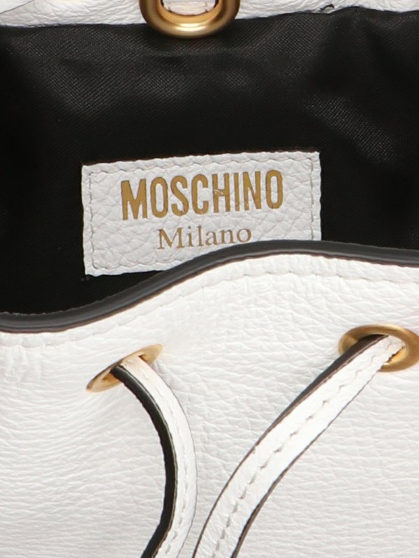 クロスボディバッグ - 白 shop online: MOSCHINO
