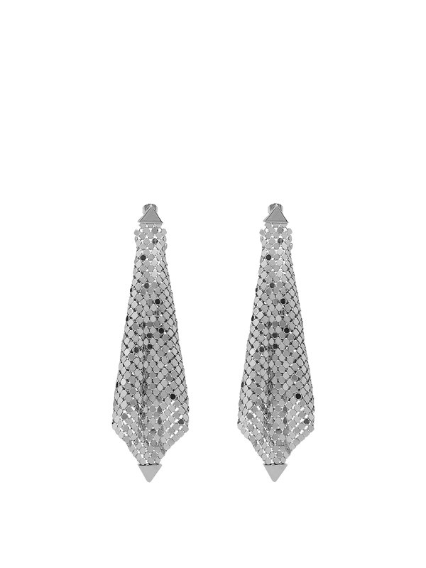 PACO RABANNE: Earrings - Pixel flow earrings