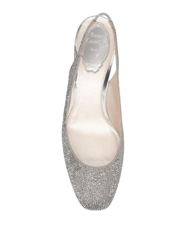 iKRIX RENE CAOVILLA: court shoes - Diamond slingbacks