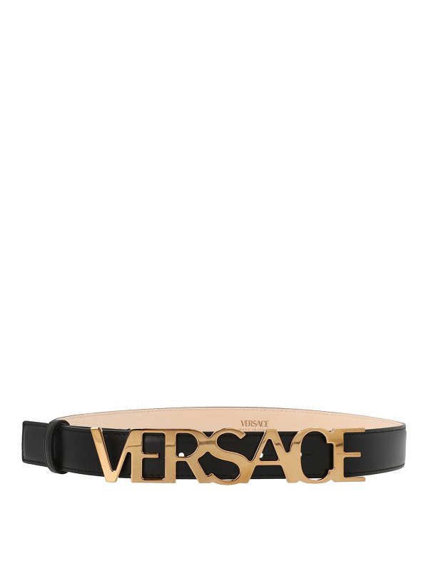 VERSACE: Cinturones - Cinturón - Negro