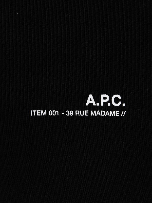 Sweatshirt - Schwarz shop online: A.P.C.