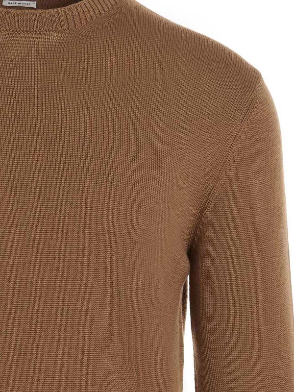 iKRIX BALLANTYNE: Strickpullover mit Rundhalsausschnitt - Rundhalspullover - Beige