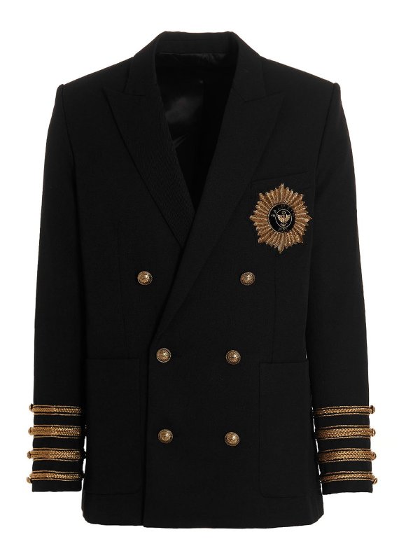 Balmain: Vestes de costume - Blazer - Brandebourg