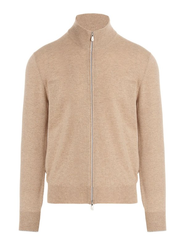 BRUNELLO CUCINELLI: カーディガン - カーディガン - ベージュ