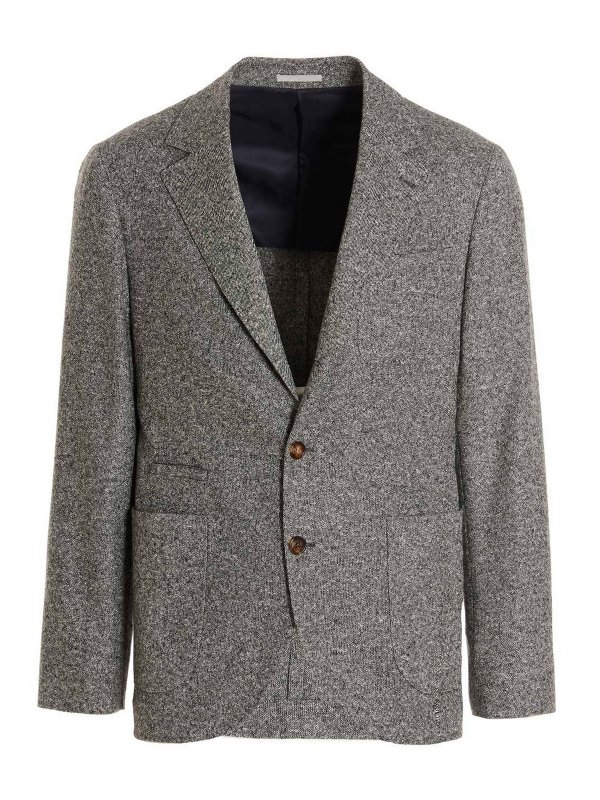 BRUNELLO CUCINELLI: Vestes de costume - Blazer - Donegal