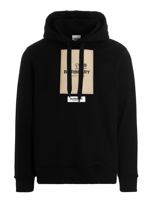 BURBERRY: Sweatshirts und Pullover - Sweatshirt - Schwarz