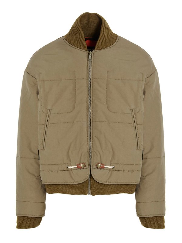 DIESEL: Bomberjacken - Bomberjacke - Beige