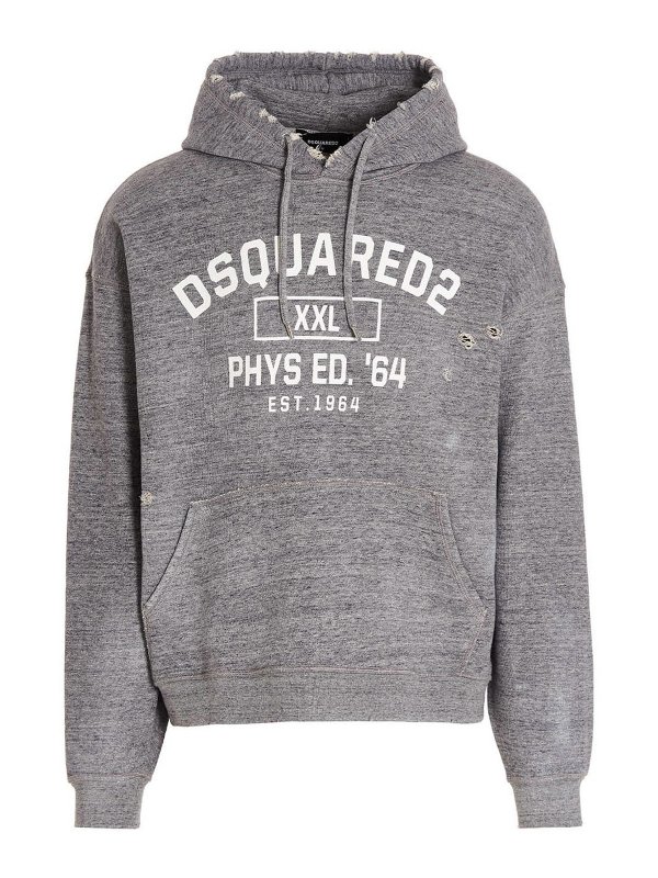 DSQUARED2: Sweatshirts & Sweaters - Physical ed 64 hoodie