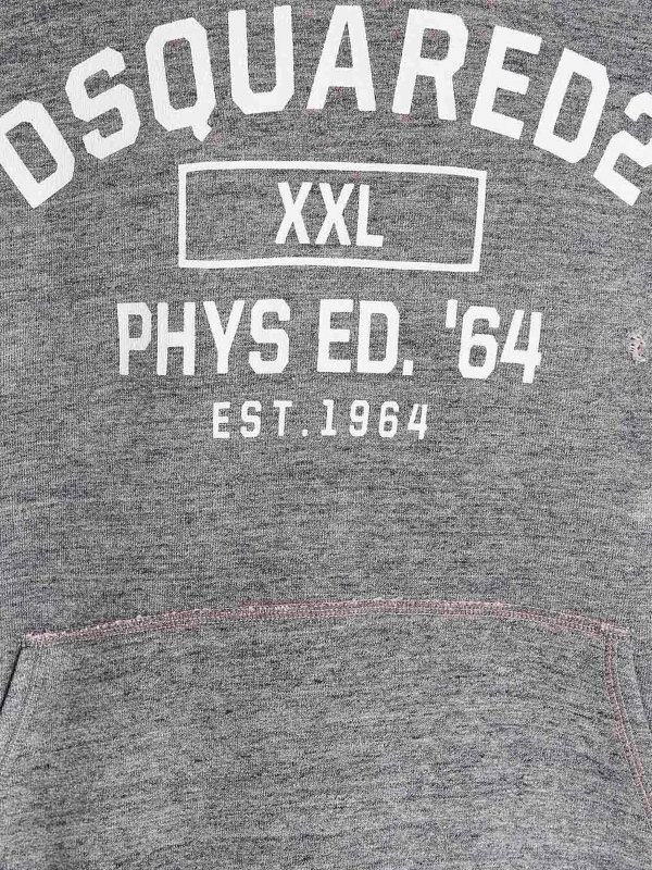 Physical ed 64 hoodie shop online: DSQUARED2