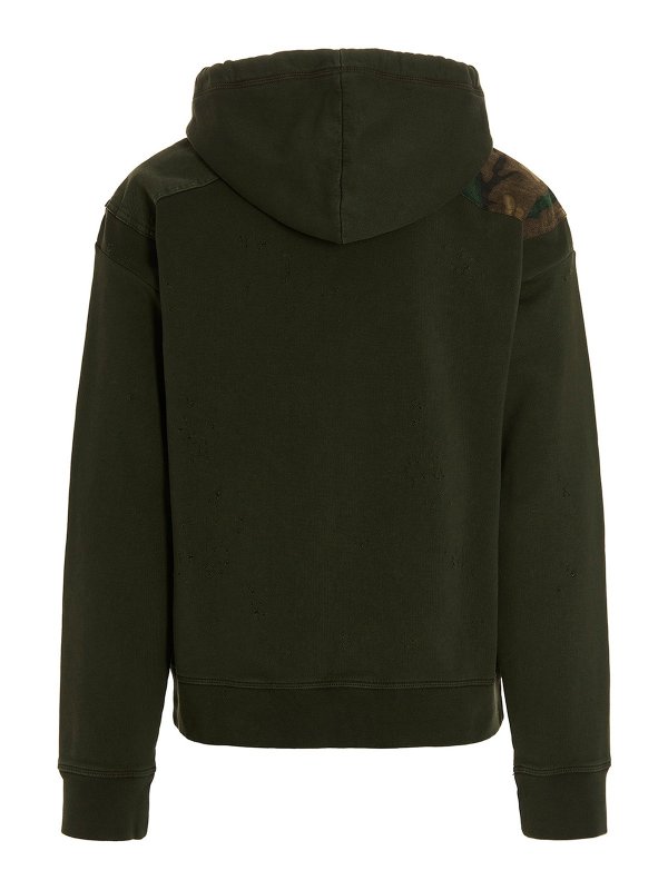 DSQUARED2: Sweatshirts und Pullover online - Sweatshirt - Grün