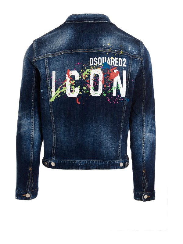 DSQUARED2: Jeansjacken online - Jeansjacke - Blau