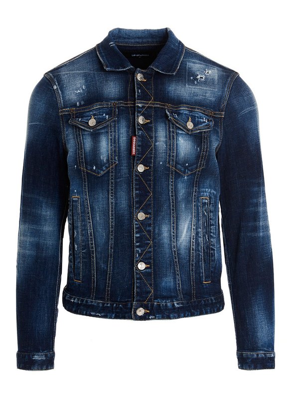 iKRIX DSQUARED2: Jeansjacken - Jeansjacke - Blau