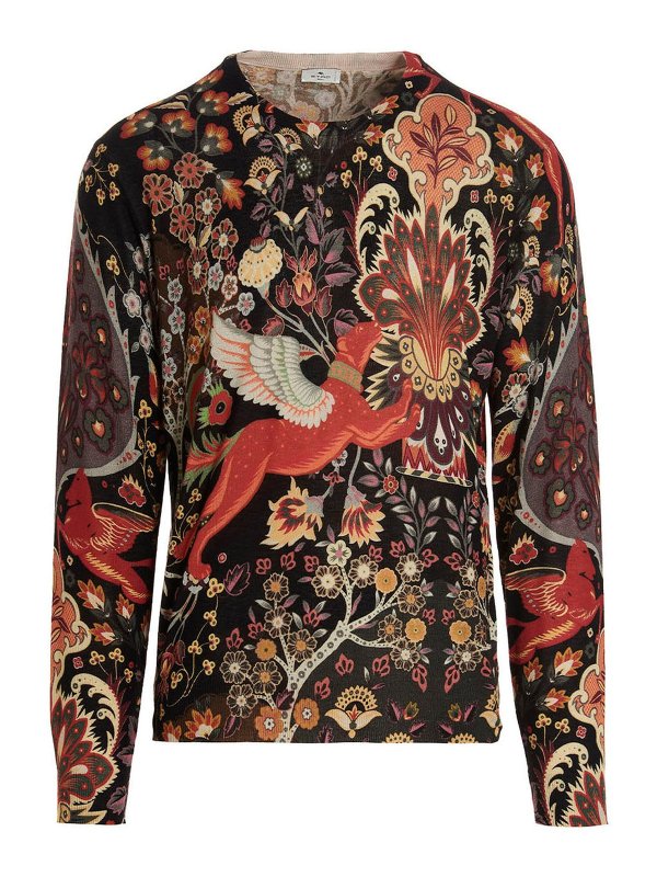 ETRO: maglia collo rotondo - Pullover Paisley