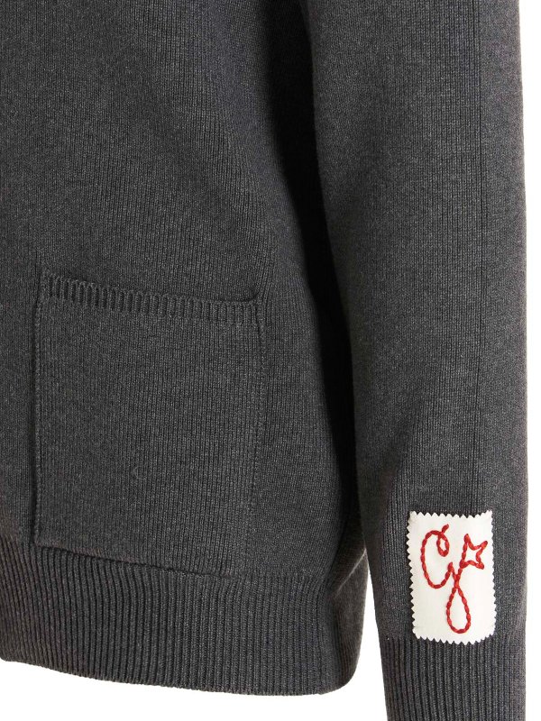 カーディガン - グレー shop online: GOLDEN GOOSE