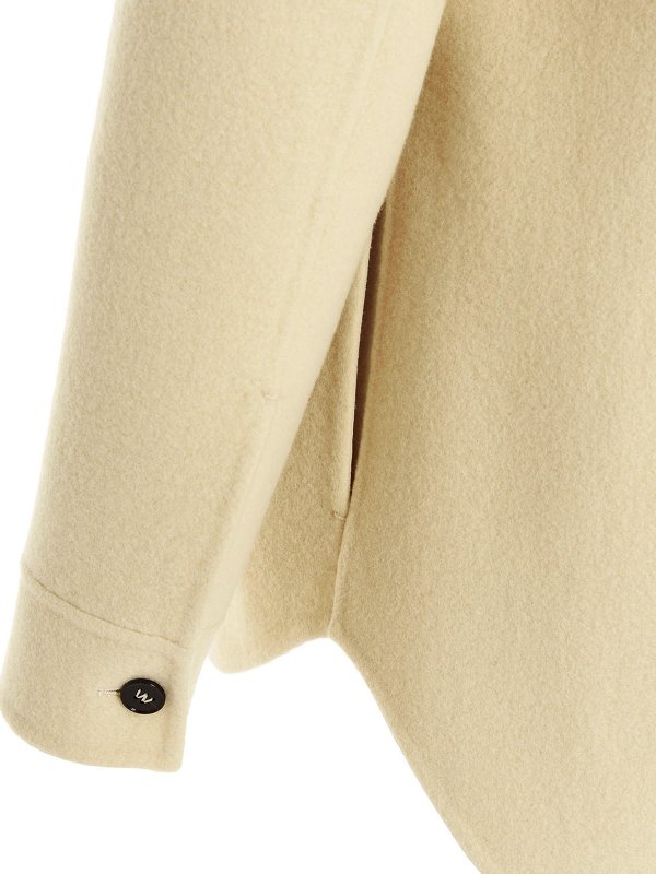 カジュアルジャケット - ベージュ shop online: JIL SANDER