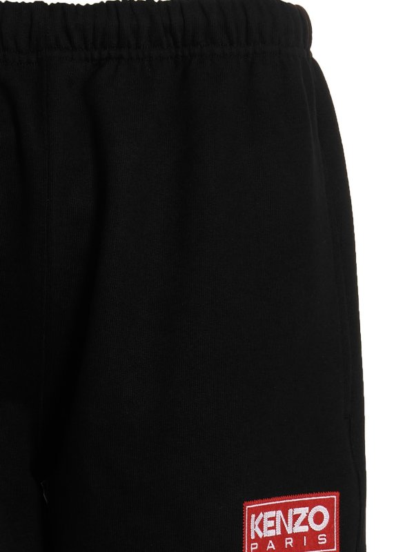 KENZO: tracksuit bottoms online - Logo patch sweatpants