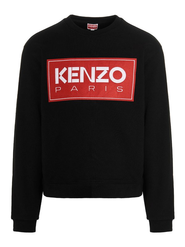 KENZO: Felpe e maglie - Felpa con maxi patch logo