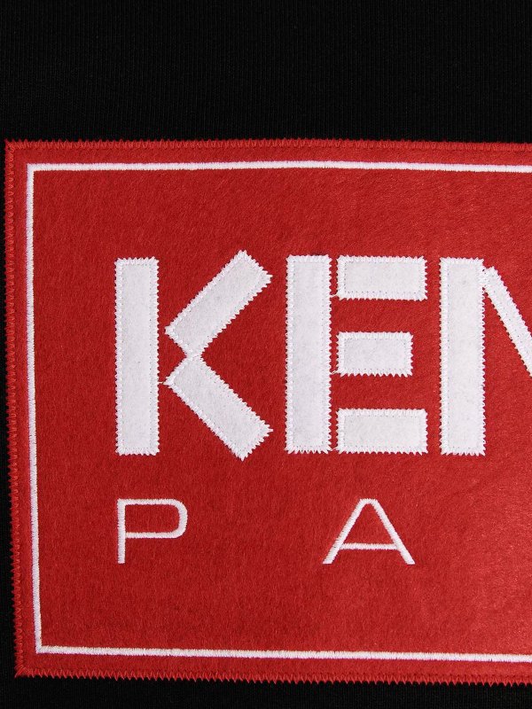 Felpa con maxi patch logo shop online: KENZO
