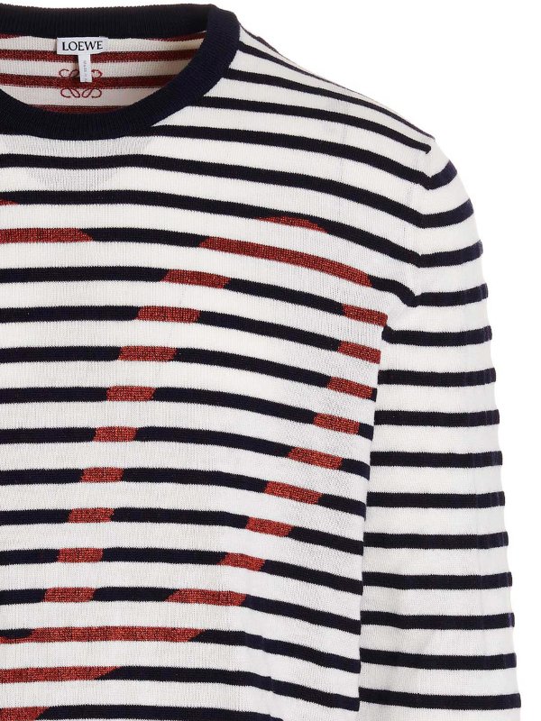 iKRIX LOEWE: maglia collo rotondo - Pullover a righe con logo