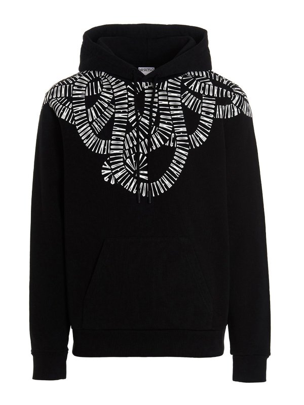 Marcelo Burlon County Of Milan Snake wings hoodie|CMBB007F22FLE0041001