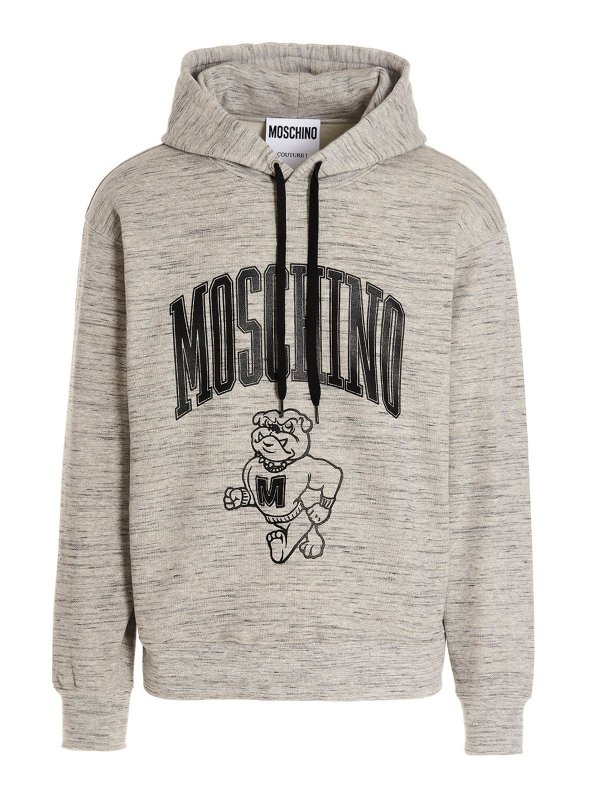 MOSCHINO: Sweatshirts und Pullover - Sweatshirt - Grau