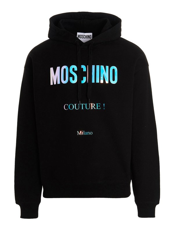 MOSCHINO: Sweatshirts und Pullover - Sweatshirt - Schwarz