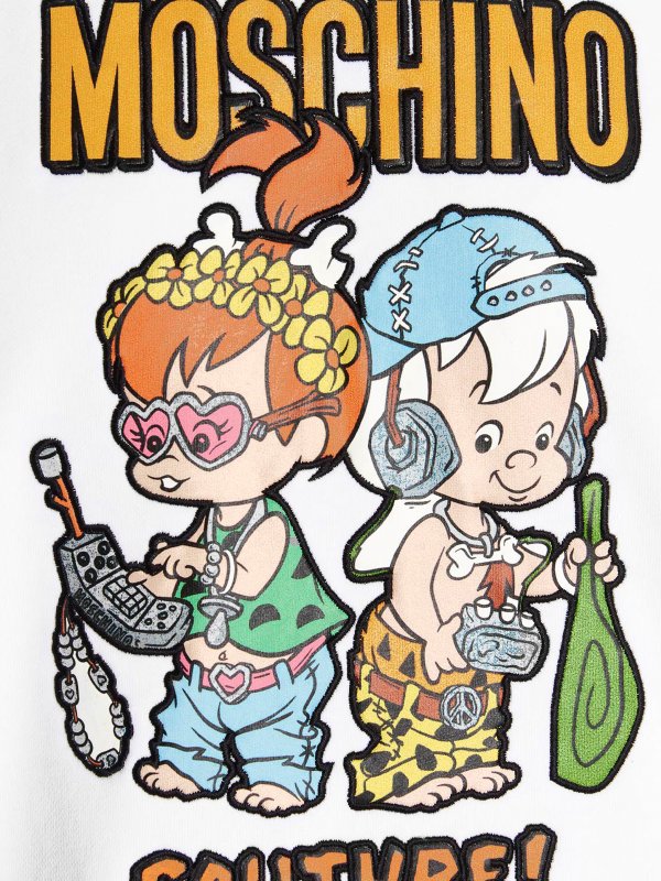 Sweatshirt - Weiß shop online: MOSCHINO