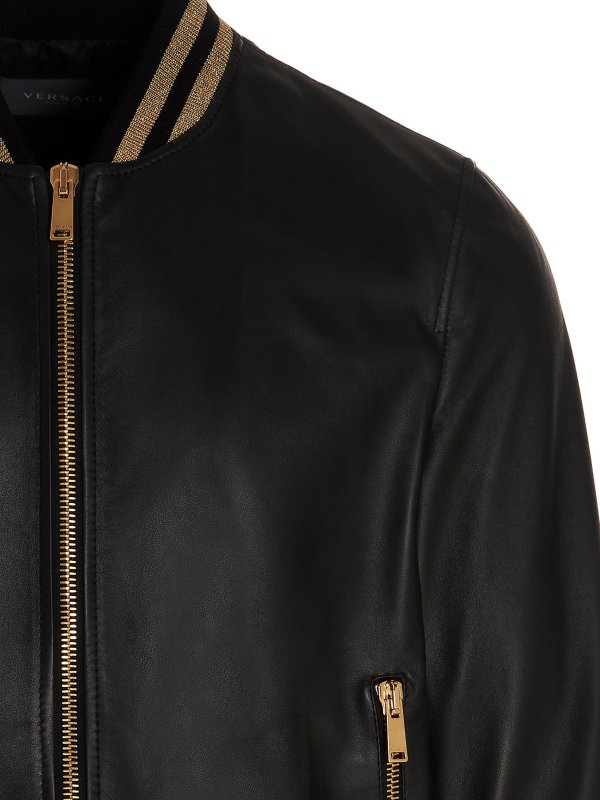 iKRIX VERSACE: Lederjacken - Lederjacke - Schwarz